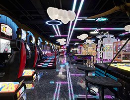 800-square-meter arcade