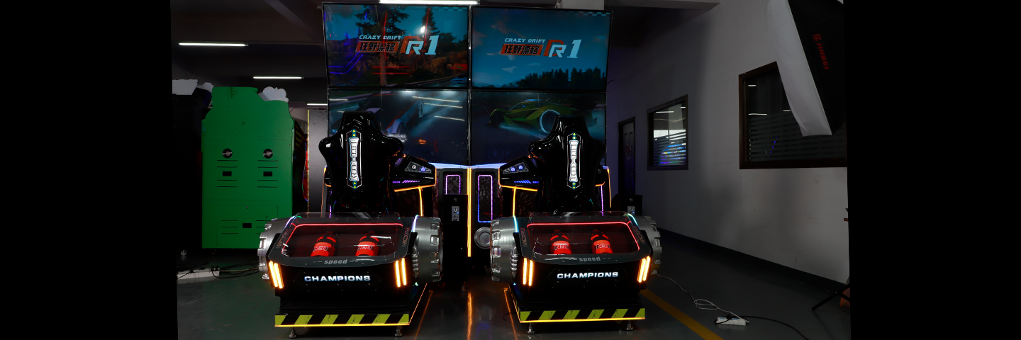 SIMULATOR GAME SERIES-3D-Dual-Screen-Display