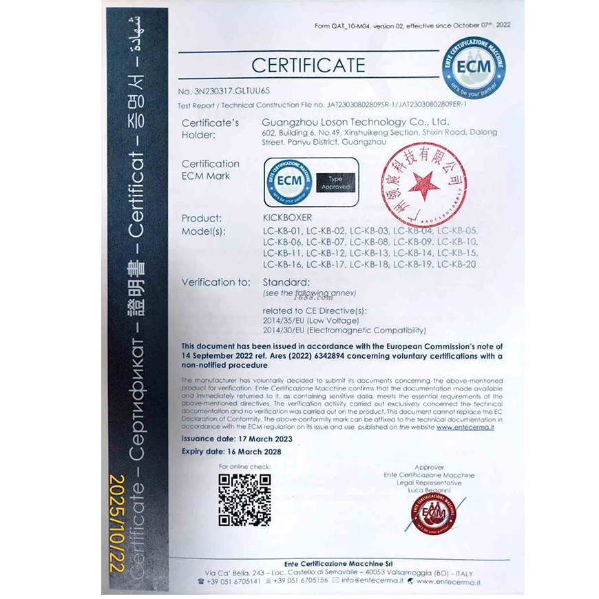 ECM Certificate