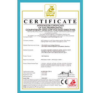 CE Certificate for Claw Machines