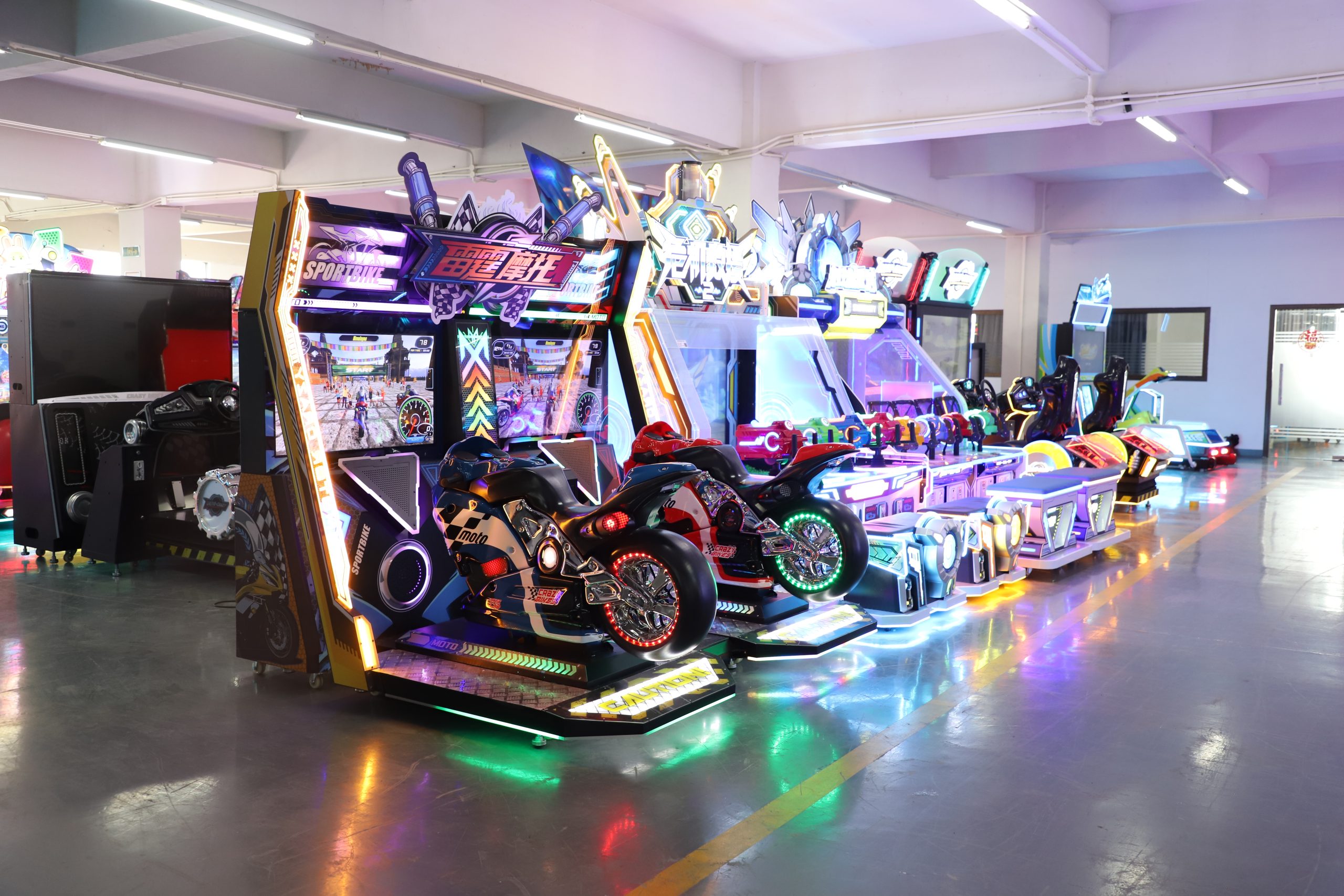 Motorcycle Simulation Arcade Game