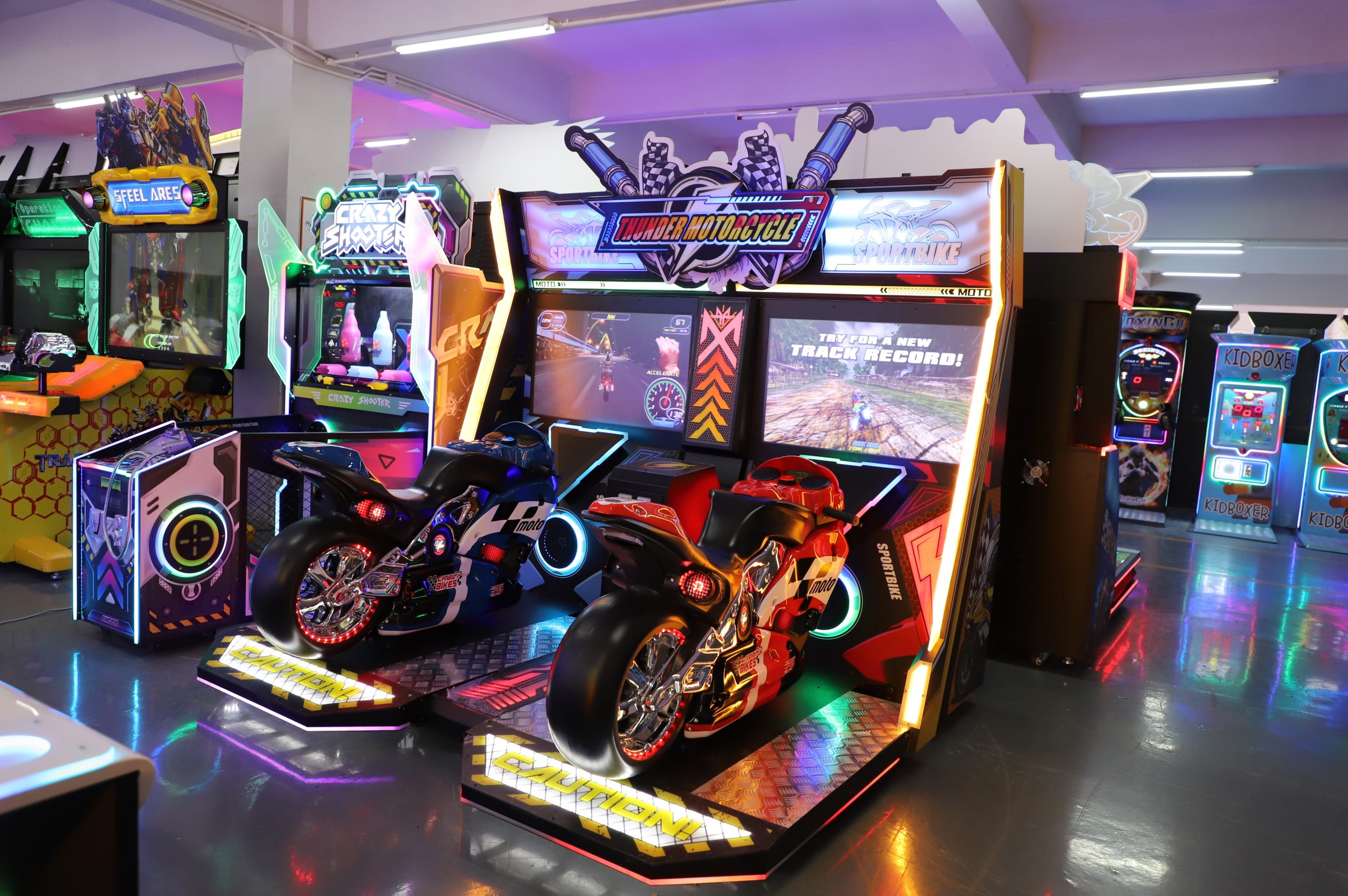 Motorcycle Simulation Arcade Game