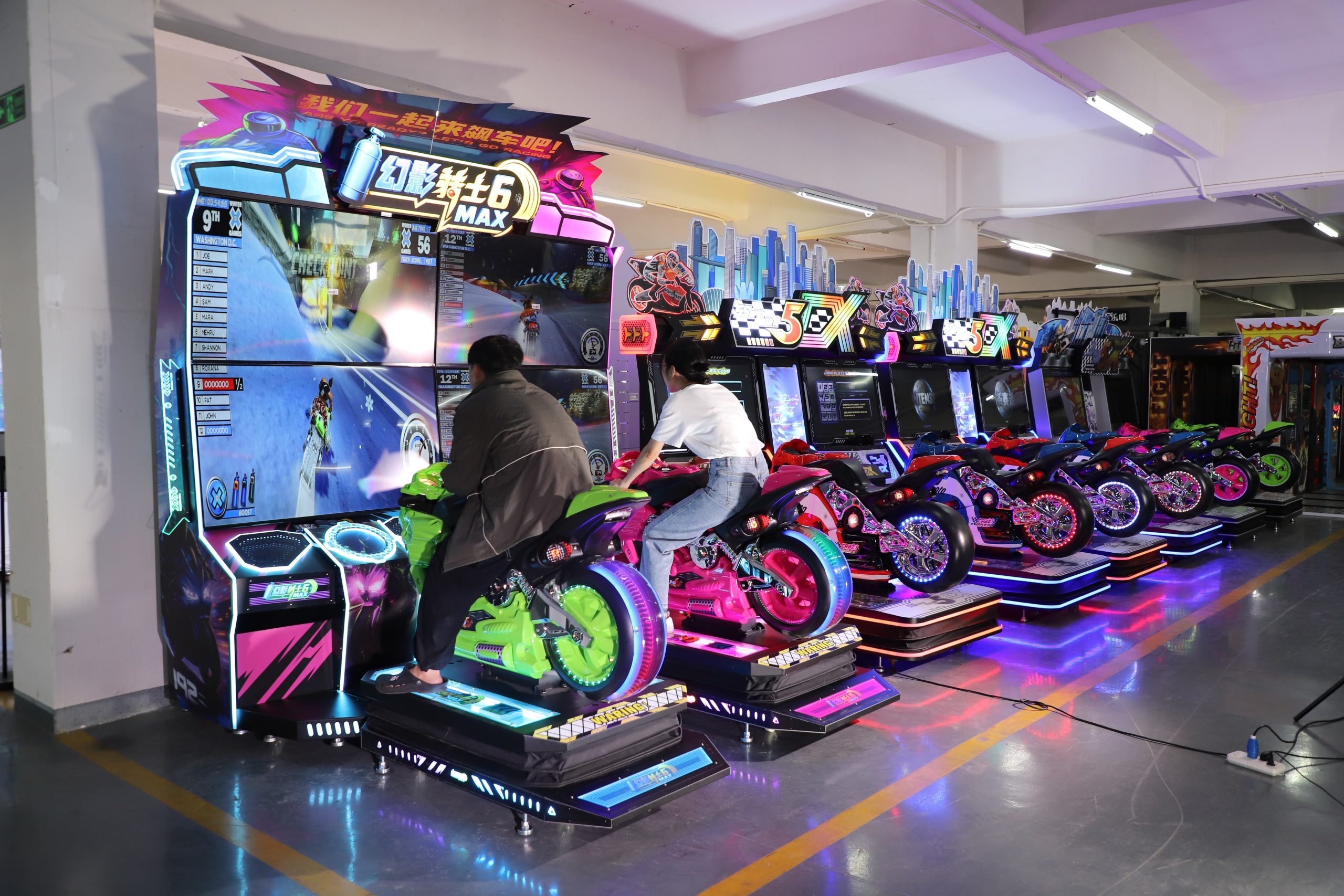 Motorcycle Simulation Arcade Game